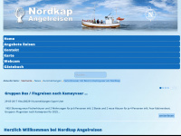 nordkap-angelreisen.de Webseite Vorschau