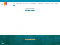 blue-online.at Webseite Vorschau