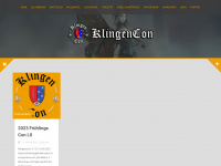 klingencon.de Webseite Vorschau