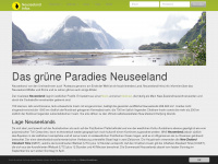 neuseeland-infos.info Webseite Vorschau