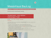 massivhaus-bautagebuch.de Webseite Vorschau