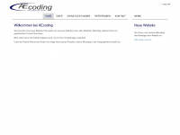 aecoding.ch Webseite Vorschau