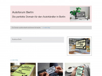 autoforumberlin.de Webseite Vorschau