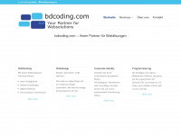 bdcoding.com Webseite Vorschau