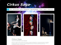 cirkussaga.com Webseite Vorschau