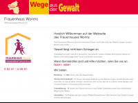 frauenhaus-worms.de Webseite Vorschau