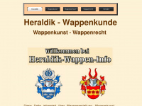 heraldik-wappen.info Webseite Vorschau