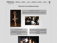 ballettschule-bayer.de Webseite Vorschau