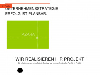 azara.de Webseite Vorschau