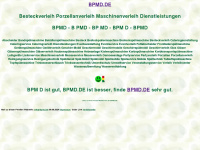 bpmd.de Webseite Vorschau