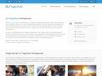 ulflugschule.de Webseite Vorschau