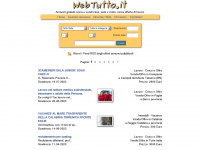 webtutto.it Webseite Vorschau