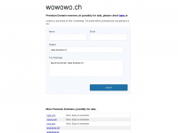 wowowo.ch Webseite Vorschau