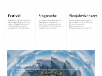 davosfestival.ch Webseite Vorschau