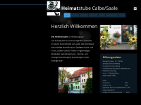 heimatverein-calbe.de Webseite Vorschau
