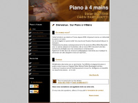 pianoa4mains.fr Webseite Vorschau