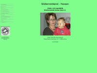 muetternotdienst-hessen.de Webseite Vorschau