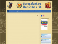 europafanfare.de Webseite Vorschau