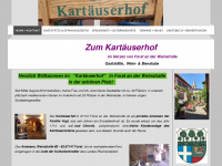 kartaeuserhof-forst.de Webseite Vorschau