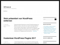 wpcode.de Webseite Vorschau
