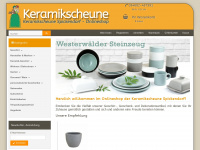 keramikscheune-onlineshop.de Webseite Vorschau