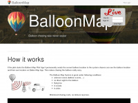 balloonmap.com Webseite Vorschau