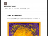 kunst-in-farbe.de Webseite Vorschau