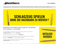 beatboxx.at Webseite Vorschau