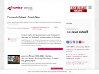 swiss-press.com Webseite Vorschau
