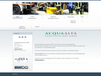 acquaalta.ch Webseite Vorschau