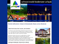 schwarzwald-bodensee-urlaub.de Webseite Vorschau
