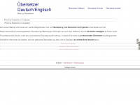 uebersetzer-deutsch-englisch.de Webseite Vorschau