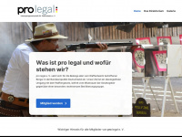 prolegal.de Webseite Vorschau