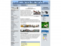 marktplatz-sangerhausen.de Webseite Vorschau