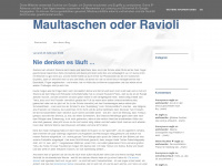 maultaschenoderravioli.blogspot.com Webseite Vorschau