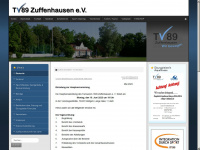 tv89z.de Webseite Vorschau