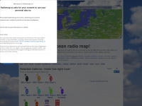 radiomap.eu Webseite Vorschau
