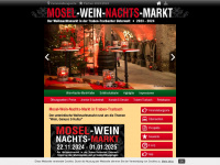 mosel-wein-nachts-markt.de Webseite Vorschau