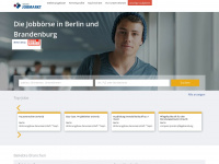 berliner-jobmarkt.de Webseite Vorschau