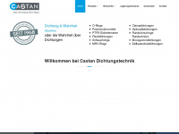 castan-dichtungstechnik.de Webseite Vorschau