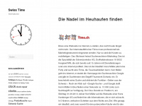 swiss-time.ch Webseite Vorschau