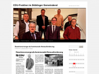 cdu-gemeinderatsfraktion-bb.de Webseite Vorschau