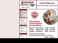 metzgerei-ballreich.de Webseite Vorschau