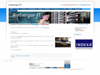 amberger.it Webseite Vorschau