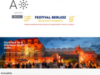 festivalberlioz.com Webseite Vorschau