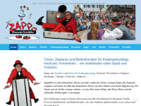 clown-zappo.de Webseite Vorschau