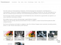 fotoworkshops.net Webseite Vorschau