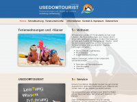 usedomtourist.de Webseite Vorschau