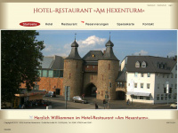 hotel-hexenturm.de Webseite Vorschau