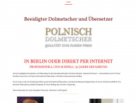 polnisch-dolmetscher.net Webseite Vorschau